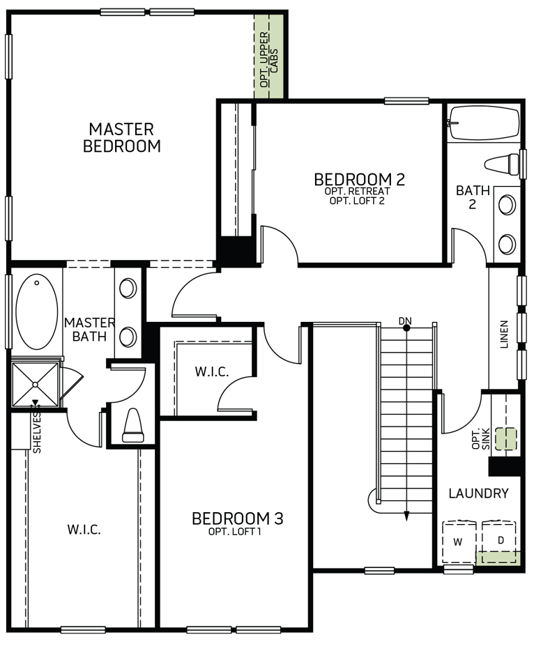 Stonewater | Residence One Second Floor